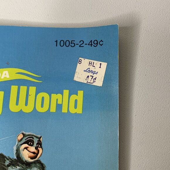 Vtg Walt Disney World Florida Coloring Book Country Bears New Unused Whitman - Picture 3 of 9